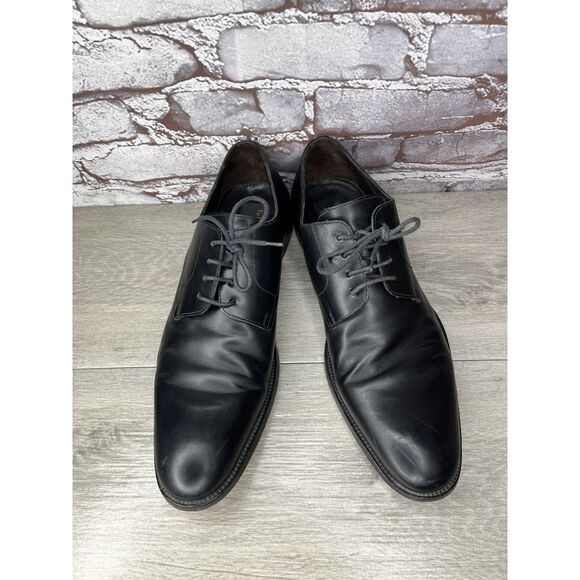 To Boot New York Adam Derrick Black Leather Derby Dress Shoes Men Sz 10.5M US/44 main image 5